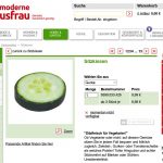 Sitzkissen Gurke
