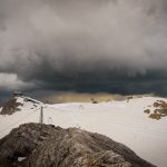 Nahendes Gewitter am Dachstein-Plateau