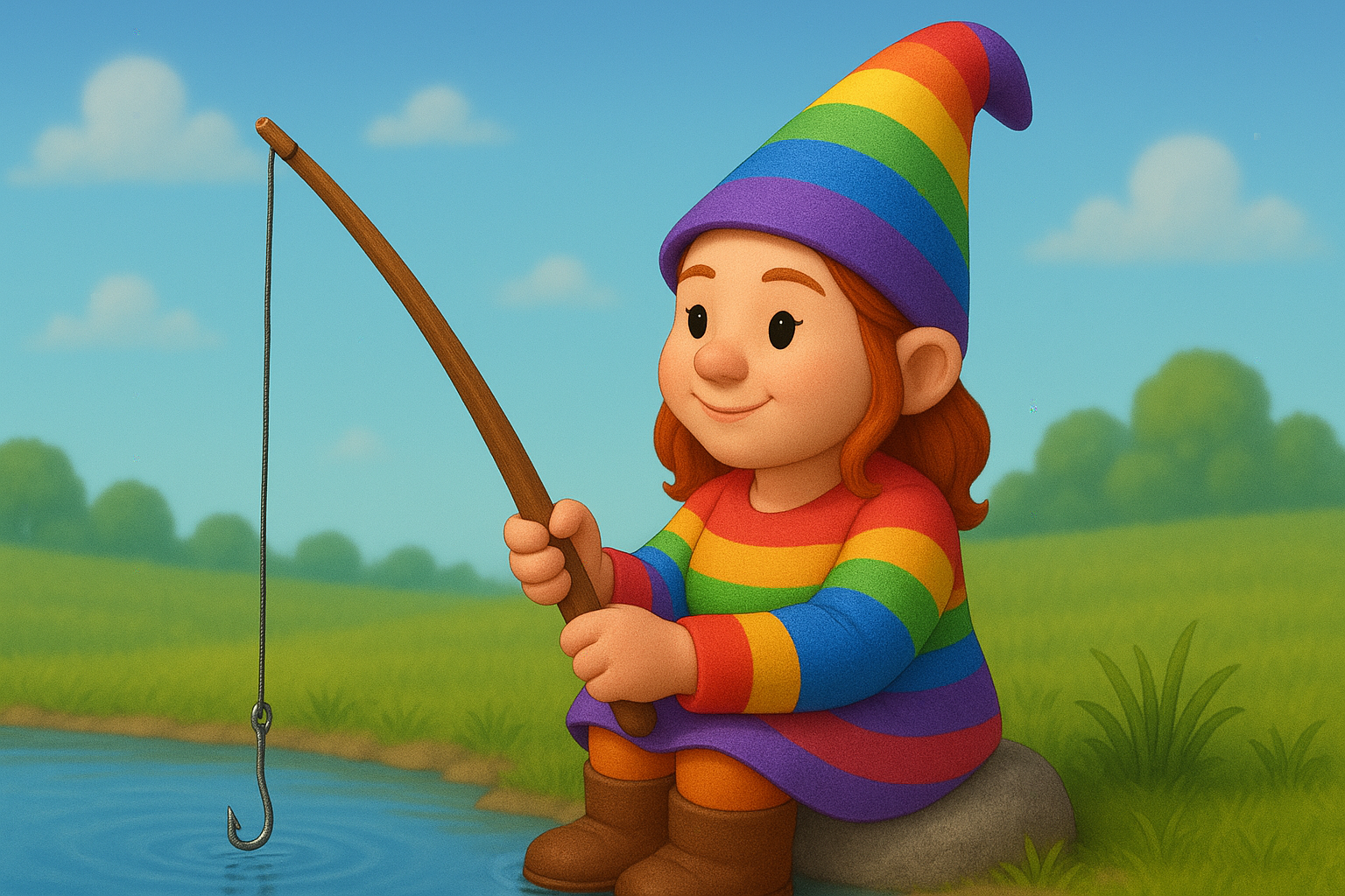 Der Wurm schmeckt der Angler*in