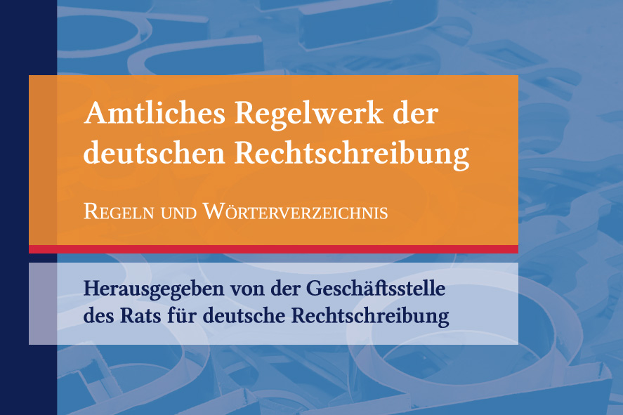 Cover des PDFs "Amtliches Regelwerk der deutschen Rechtschreibung"